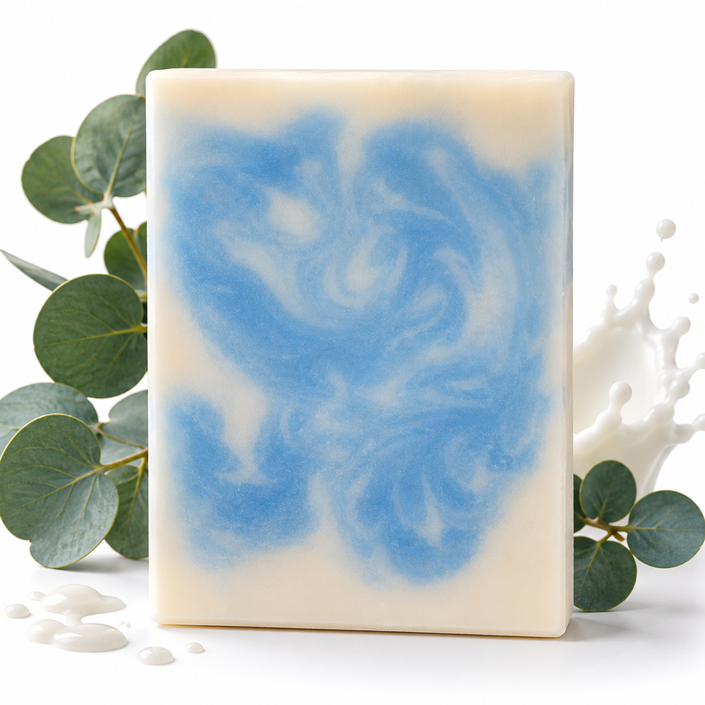 Goat milk with eucalyptus